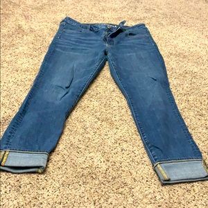 American eagle super hi rise jegging super stretch